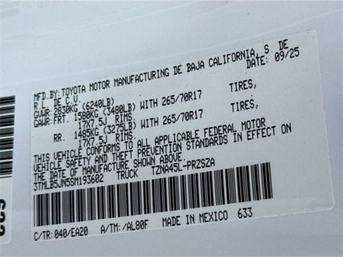 New 2025 Toyota Tacoma TRD Off-Road image 31