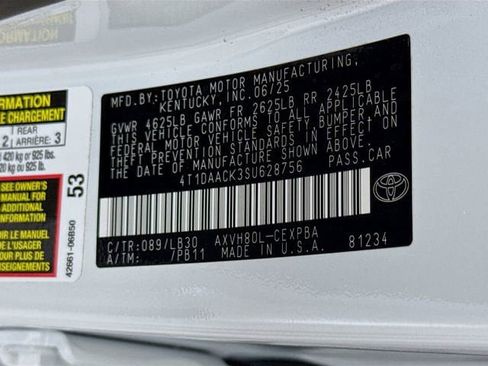Certified 2025 Toyota Camry XSE image 31