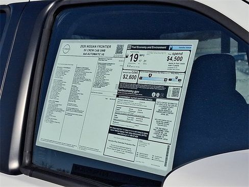 New 2026 Nissan Frontier SV w/ SV Convenience Package image 17