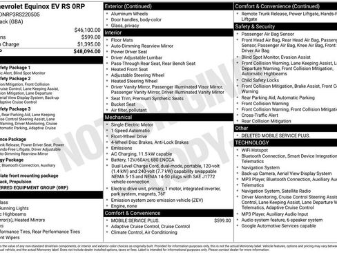 Used 2024 Chevrolet Equinox EV RS FWD image 4