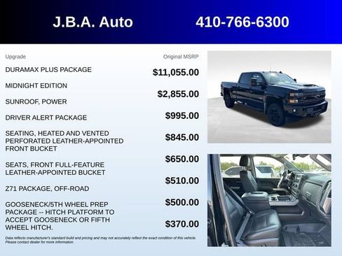 Used 2018 Chevrolet Silverado 2500 LTZ w/ Duramax Plus Package AWD/4WD image 5