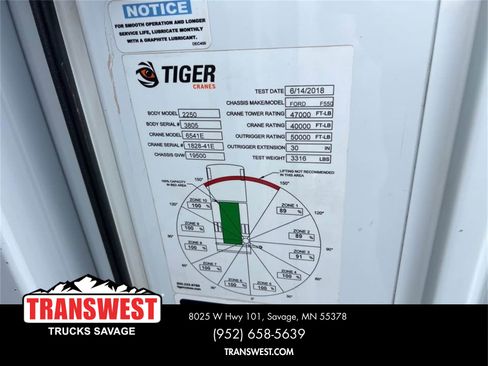 Used 2018 Ford F550 4x4 SuperCab Super Duty image 3