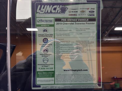 Used 2019 Chevrolet Traverse Premier image 44