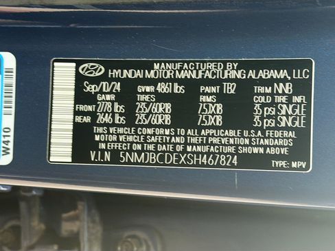 Used 2025 Hyundai Tucson SEL AWD/4WD image 12