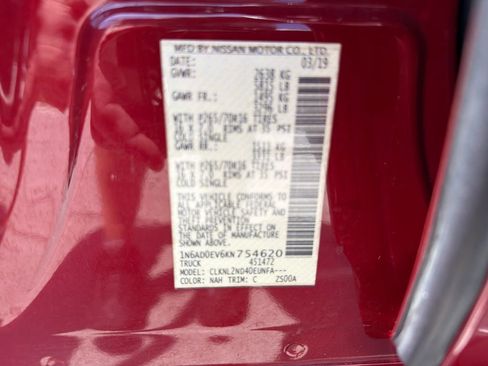 Used 2019 Nissan Frontier SV w/ Value Truck Package AWD/4WD image 32