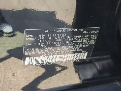 New 2025 Subaru Outback Premium image 30