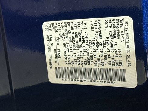 Used 2015 INFINITI QX70 AWD w/ Premium Package image 44