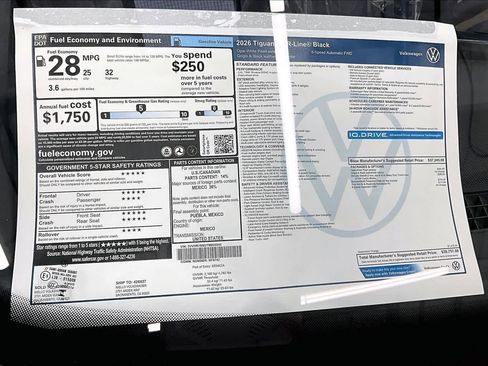 New 2026 Volkswagen Tiguan SE R-Line image 36