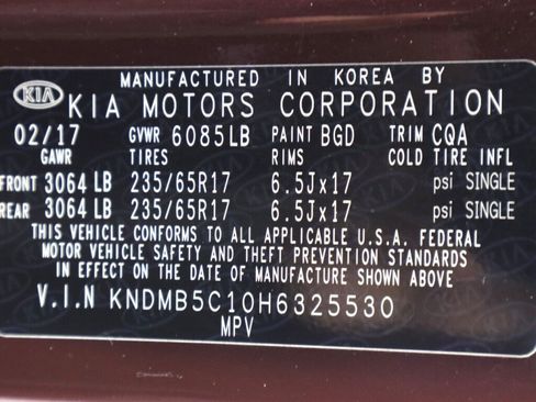 Used 2017 Kia Sedona LX w/ LX Essentials Premium Package FWD image 45