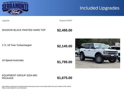 Certified 2025 Ford Bronco Badlands AWD/4WD image 26