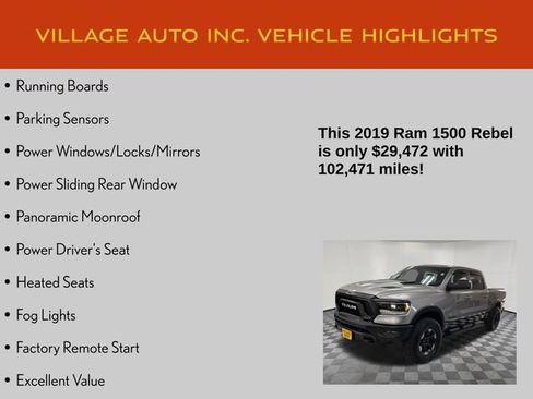 Used 2019 RAM 1500 Rebel w/ Rebel Level 2 Equipment Group AWD/4WD image 14