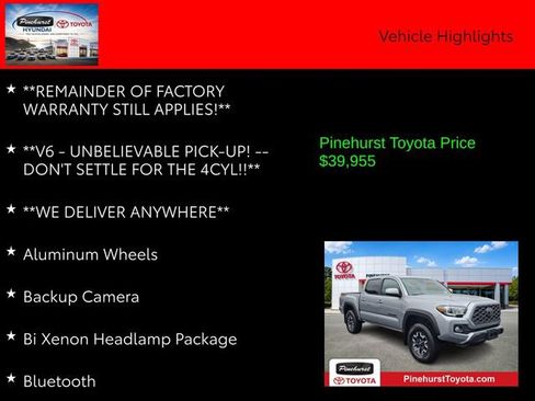 Certified 2023 Toyota Tacoma TRD Off-Road w/ Black Out Package (TMS) AWD/4WD image 20