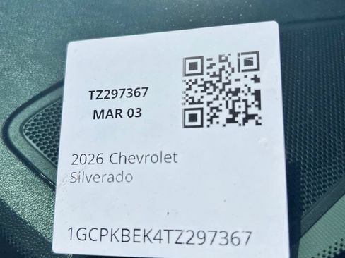 New 2026 Chevrolet Silverado 1500 Custom w/ LPO, Dark Essentials Package AWD/4WD image 28