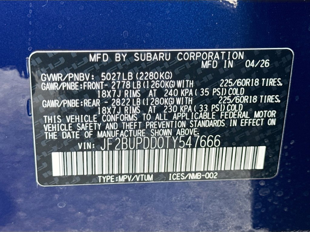 New 2026 Subaru Outback Limited AWD/4WD image 42