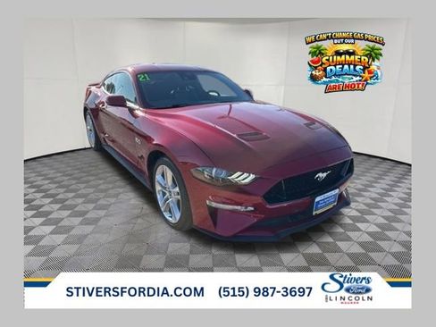 Certified 2021 Ford Mustang GT Premium w/ Ford Safe & Smart Package RWD image 1