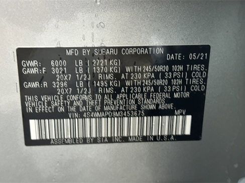 Used 2021 Subaru Ascent Limited w/ Technology Package image 29