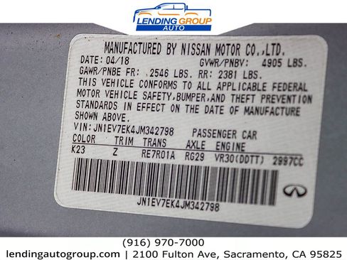 Used 2018 INFINITI Q60 3.0t Sport w/ Sensory Package 3.0T Sport image 25