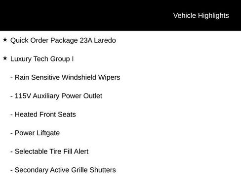 Used 2023 Jeep Grand Cherokee Laredo w/ Luxury Tech Group I AWD/4WD image 24