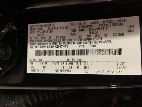 Used 2019 Ford F150 XLT w/ Equipment Group 302A Luxury AWD/4WD image 27