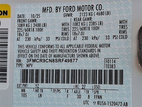 New 2025 Ford Bronco Sport Outer Banks w/ Outer Banks Tech Package+ image 18