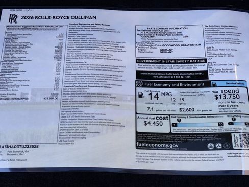 New 2026 Rolls-Royce Cullinan image 12