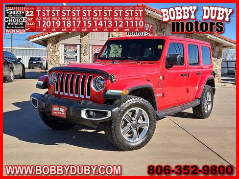 Used 2020 Jeep Wrangler Unlimited Sahara image 1