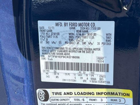 Used 2012 Ford F150 XLT image 9