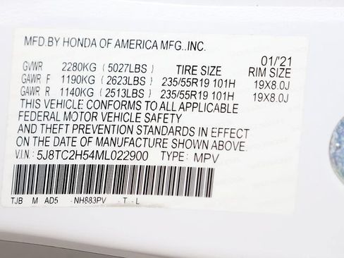Certified 2021 Acura RDX AWD w/ Technology Package image 39