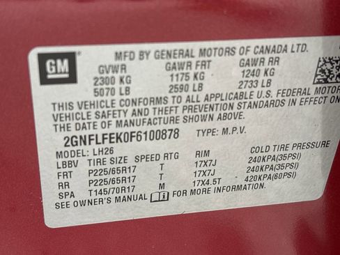 Certified 2015 Chevrolet Equinox LT image 31