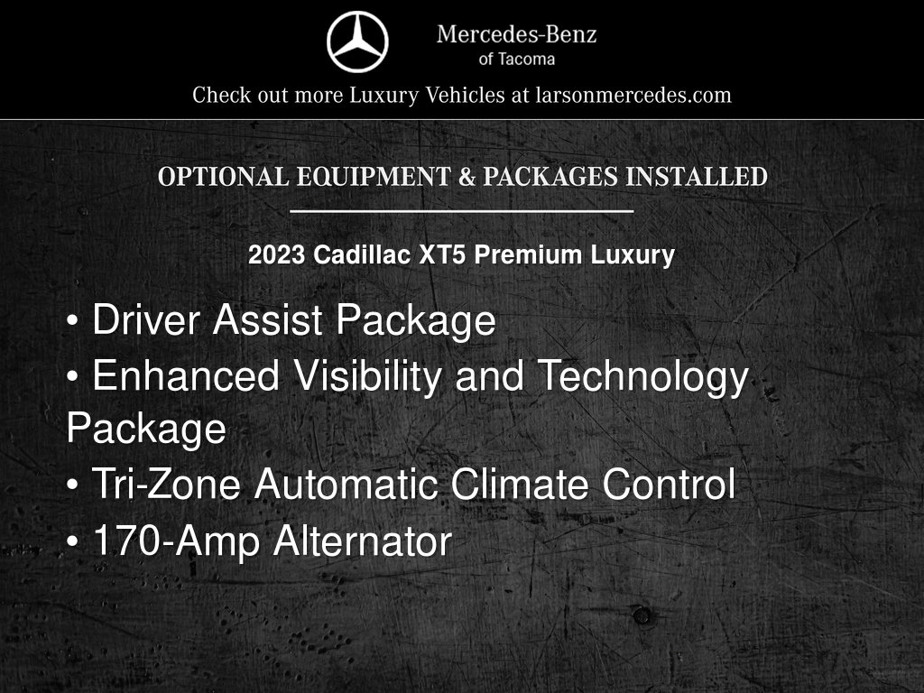 Used 2023 Cadillac XT5 Premium Luxury w/ Technology Package AWD/4WD image 3