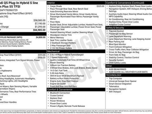 Certified 2025 Audi Q5 e Premium Plus w/ Premium Plus Package AWD/4WD image 3