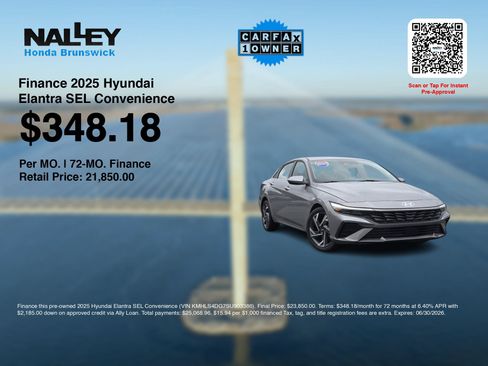 Used 2025 Hyundai Elantra SEL FWD image 3