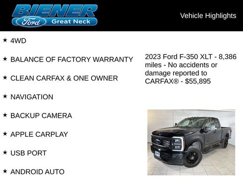 Used 2023 Ford F350 XLT w/ XLT Premium Package image 9