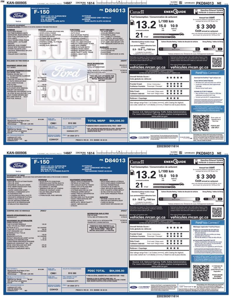 Used 2023 Ford F150 XLT w/ Trailer Tow Package AWD/4WD image 29