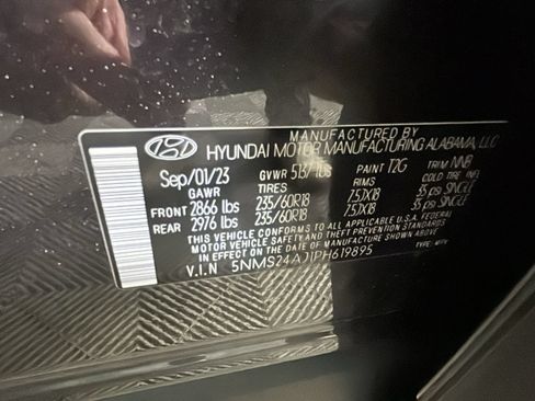 Certified 2023 Hyundai Santa Fe SEL FWD image 13