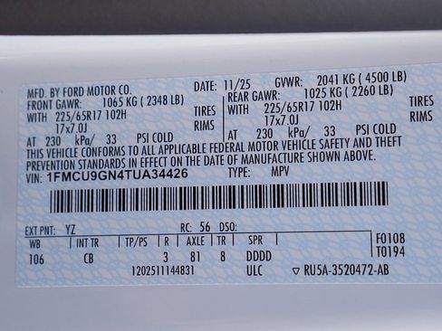 New 2026 Ford Escape Active w/ Cold Weather Package image 36