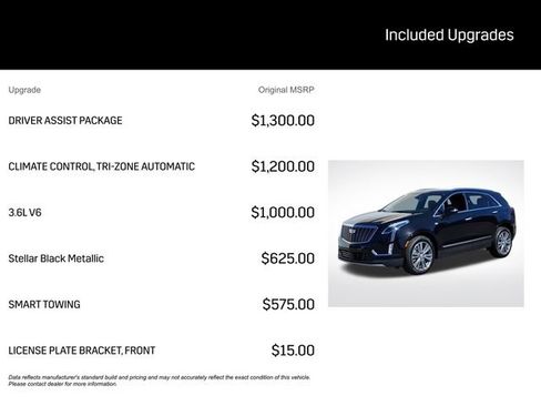 New 2026 Cadillac XT5 Premium Luxury w/ Driver Assist Package image 3