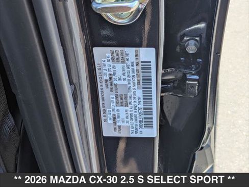 New 2026 MAZDA CX-30 AWD 2.5 S w/ Select Sport Pkg image 15