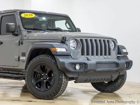 Used 2020 Jeep Wrangler Unlimited Sport S w/ Sun And Sound Package AWD/4WD image 2