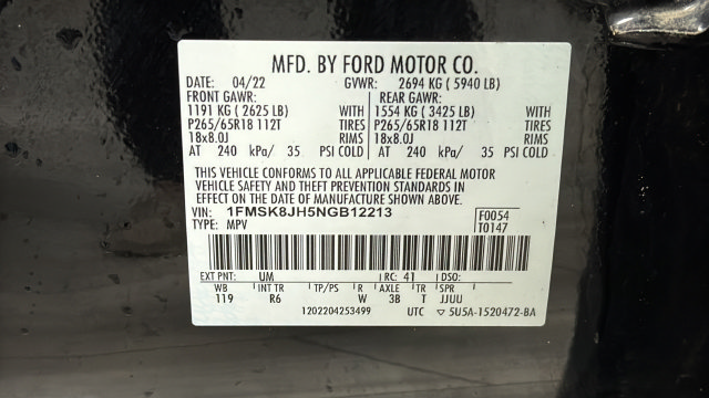 Used 2022 Ford Explorer Timberline AWD/4WD image 27