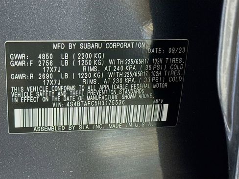 Used 2024 Subaru Outback Premium AWD/4WD image 41