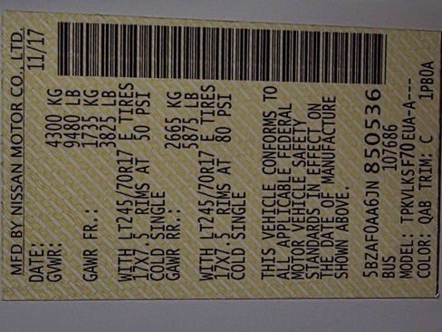 Used 2018 Nissan NV 3500 SL image 36