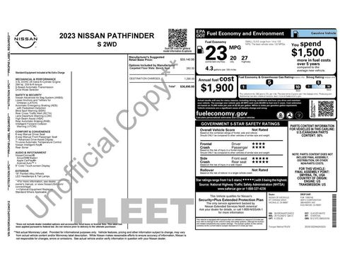 Used 2023 Nissan Pathfinder S image 10