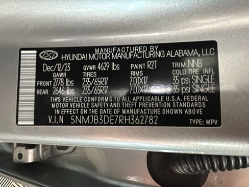 Certified 2024 Hyundai Tucson SEL FWD image 13