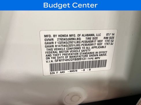 Used 2015 Honda Pilot LX image 28