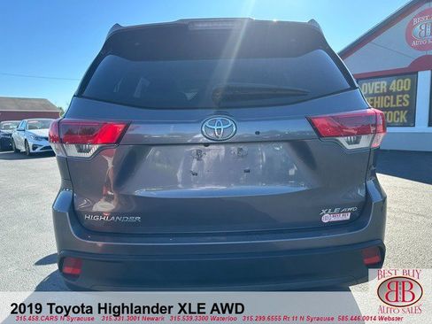 Used 2019 Toyota Highlander XLE AWD/4WD image 9