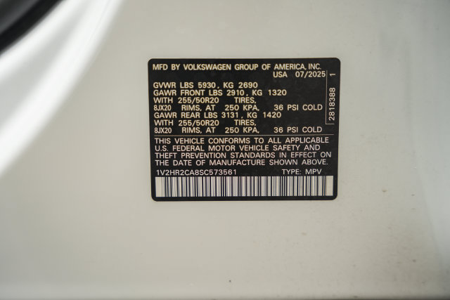 Used 2025 Volkswagen Atlas SE AWD/4WD image 50