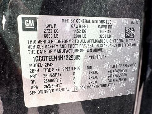 Used 2017 Chevrolet Colorado ZR2 w/ LPO, Premium Interior Package image 20