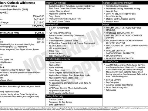 Used 2023 Subaru Outback Wilderness w/ Wilderness Package image 15