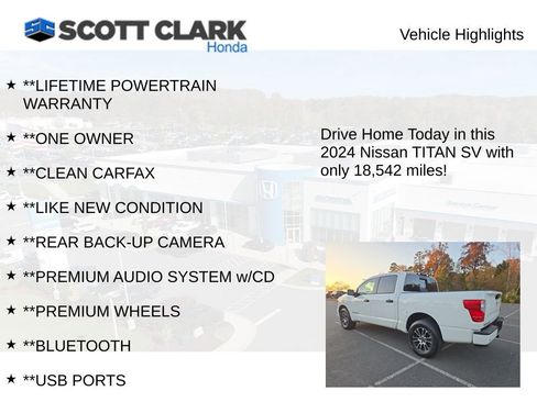 Used 2024 Nissan Titan SV w/ Accessory Utility Package image 11